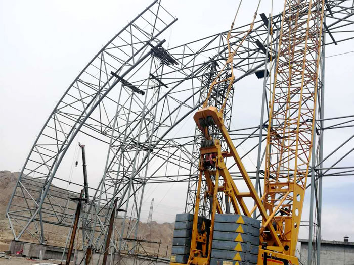 甘肅烏海電廠管桁架